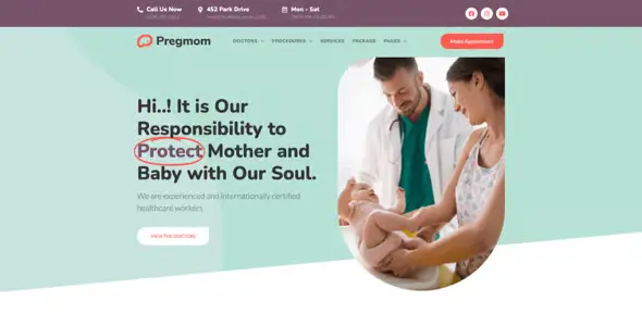 Professional Pediatrician Website Design - DoctorBrandify Bangladesh